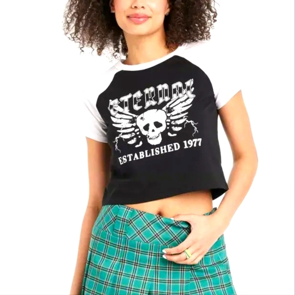 Zoe + Liv Tops - Zoe + Liv:  Eternal Est 1977  Women's Crop Top (NWT)